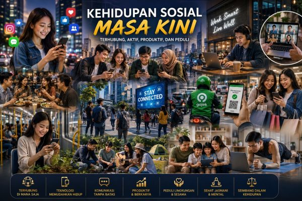 Wajah Kehidupan Sosial Masa Kini di Tengah Perkembangan Teknologi